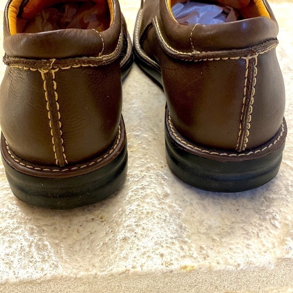 Bostonian Men's 10.5 Brown Leather Oxford sneaker Shoes Sporty Walking casual - Picture 4 of 8